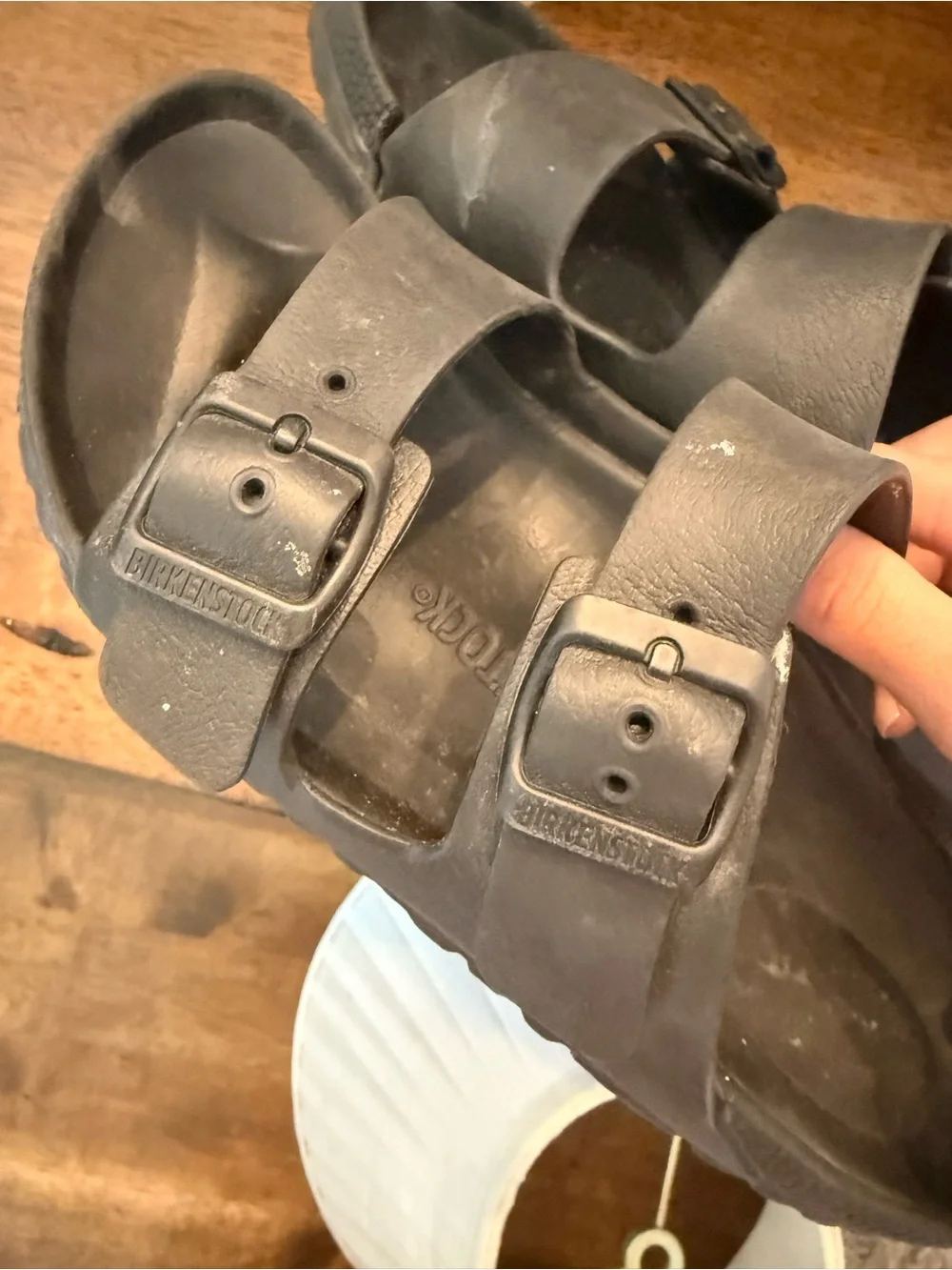 Birkenstock Women's Black Arizona Double Strap Sandals
